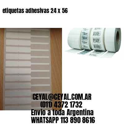 etiquetas adhesivas 24 x 56