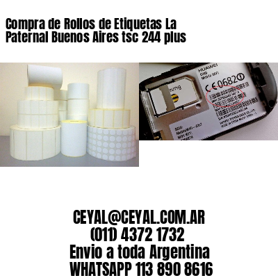 Compra de Rollos de Etiquetas La Paternal Buenos Aires tsc 244 plus