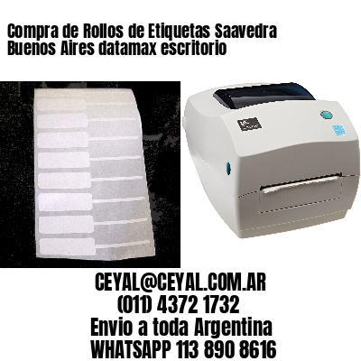 Compra de Rollos de Etiquetas Saavedra  Buenos Aires datamax escritorio