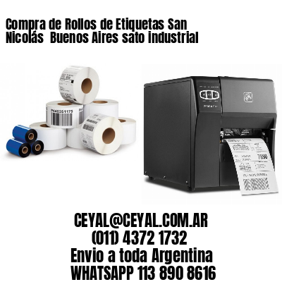 Compra de Rollos de Etiquetas San Nicolás  Buenos Aires sato industrial