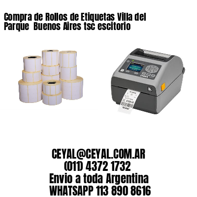 Compra de Rollos de Etiquetas Villa del Parque  Buenos Aires tsc escitorio