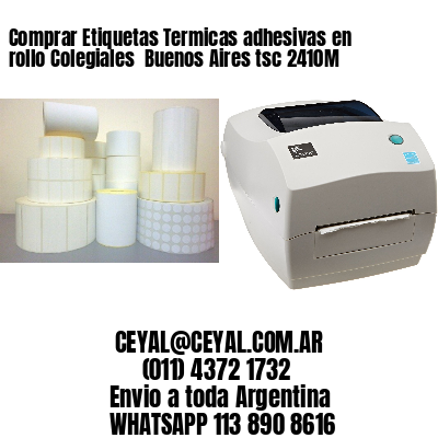 Comprar Etiquetas Termicas adhesivas en rollo Colegiales  Buenos Aires tsc 2410M