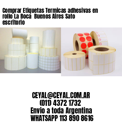 Comprar Etiquetas Termicas adhesivas en rollo La Boca  Buenos Aires Sato escritorio