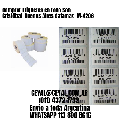 Comprar Etiquetas en rollo San Cristóbal  Buenos Aires datamax  M-4206