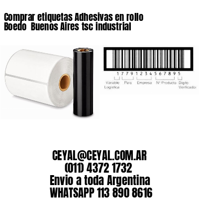 Comprar etiquetas Adhesivas en rollo Boedo  Buenos Aires tsc industrial