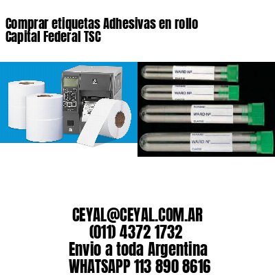 Comprar etiquetas Adhesivas en rollo Capital Federal TSC