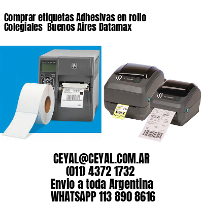 Comprar etiquetas Adhesivas en rollo Colegiales  Buenos Aires Datamax