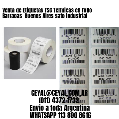 Venta de Etiquetas TSC Termicas en rollo Barracas  Buenos Aires sato industrial