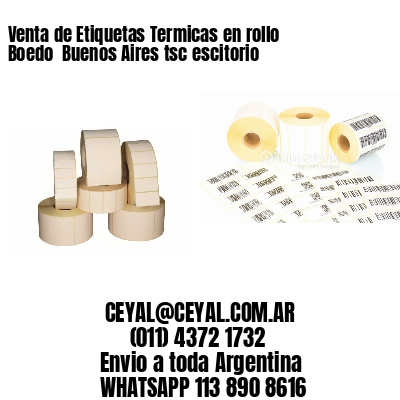 Venta de Etiquetas Termicas en rollo Boedo  Buenos Aires tsc escitorio