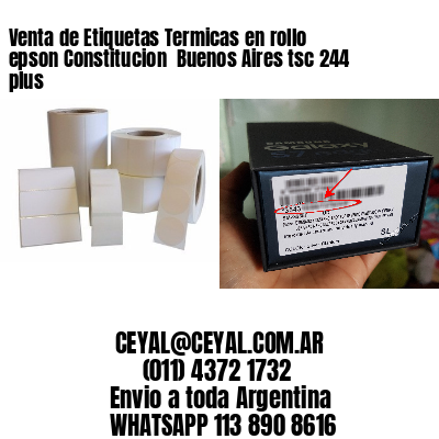 Venta de Etiquetas Termicas en rollo epson Constitucion  Buenos Aires tsc 244 plus