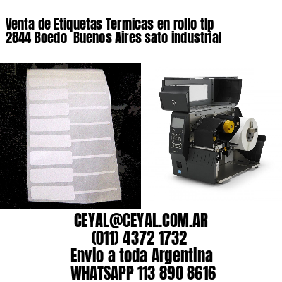 Venta de Etiquetas Termicas en rollo tlp 2844 Boedo  Buenos Aires sato industrial