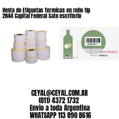 Venta de Etiquetas Termicas en rollo tlp 2844 Capital Federal Sato escritorio