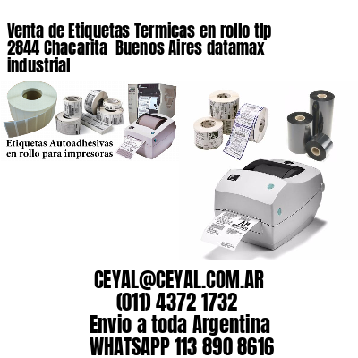 Venta de Etiquetas Termicas en rollo tlp 2844 Chacarita  Buenos Aires datamax industrial