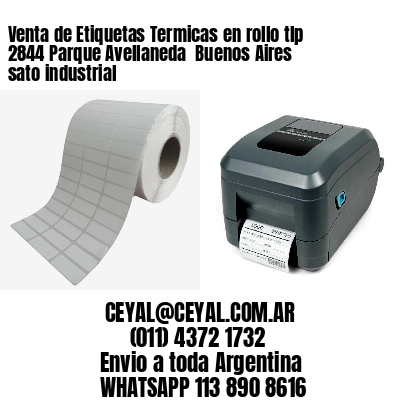 Venta de Etiquetas Termicas en rollo tlp 2844 Parque Avellaneda  Buenos Aires sato industrial