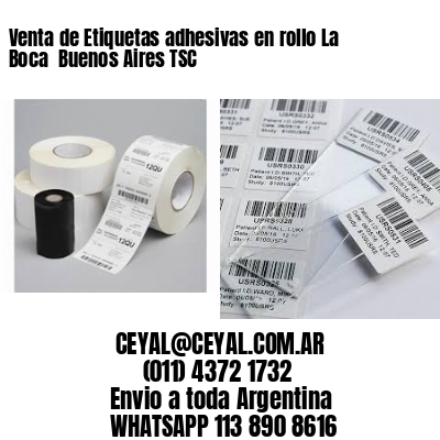Venta de Etiquetas adhesivas en rollo La Boca  Buenos Aires TSC
