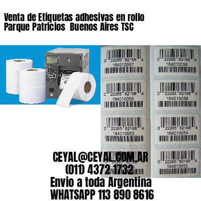 Venta de Etiquetas adhesivas en rollo Parque Patricios  Buenos Aires TSC