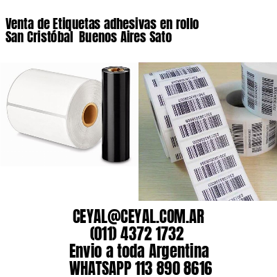 Venta de Etiquetas adhesivas en rollo San Cristóbal  Buenos Aires Sato