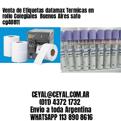 Venta de Etiquetas datamax Termicas en rollo Colegiales  Buenos Aires sato cg408tt