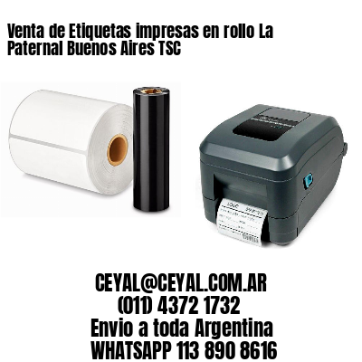 Venta de Etiquetas impresas en rollo La Paternal Buenos Aires TSC