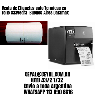 Venta de Etiquetas sato Termicas en rollo Saavedra  Buenos Aires Datamax