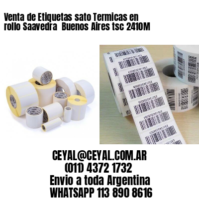Venta de Etiquetas sato Termicas en rollo Saavedra  Buenos Aires tsc 2410M