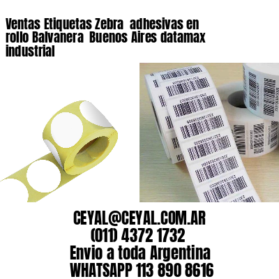Ventas Etiquetas Zebra  adhesivas en rollo Balvanera  Buenos Aires datamax industrial