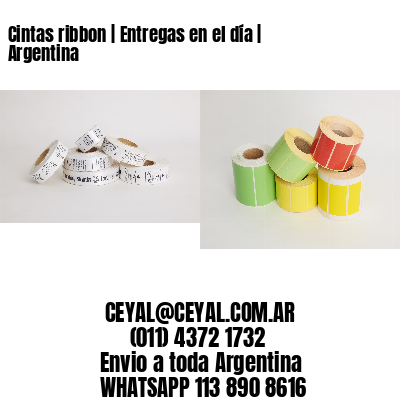 Cintas ribbon | Entregas en el día | Argentina