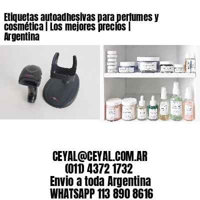 Etiquetas autoadhesivas para perfumes y cosmética | Los mejores precios | Argentina