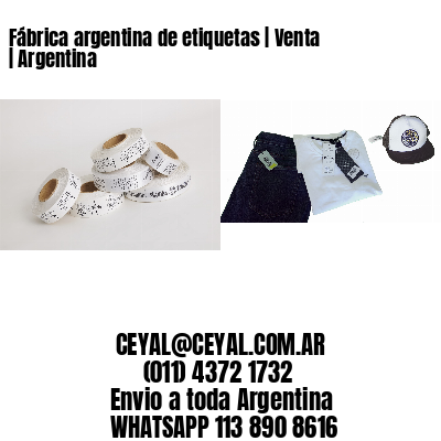 Fábrica argentina de etiquetas | Venta | Argentina