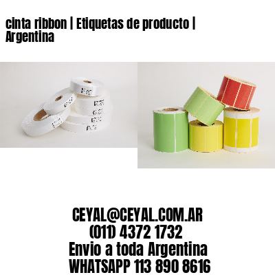 cinta ribbon | Etiquetas de producto | Argentina