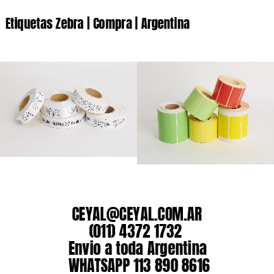 Etiquetas Zebra | Compra | Argentina