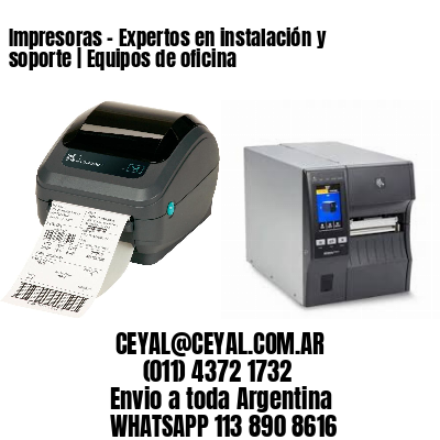 Impresoras – Expertos en instalación y soporte | Equipos de oficina