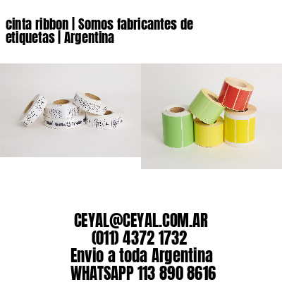 cinta ribbon | Somos fabricantes de etiquetas | Argentina