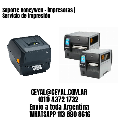 Soporte Honeywell - impresoras | Servicio de impresión