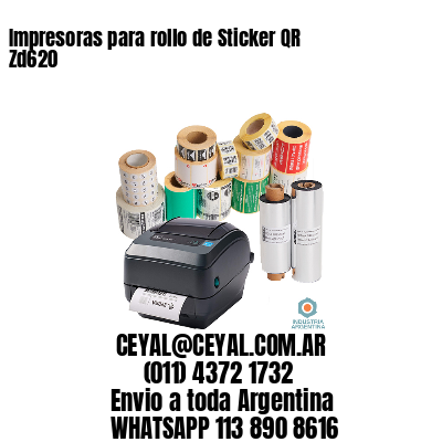 Impresoras para rollo de Sticker QR Zd620