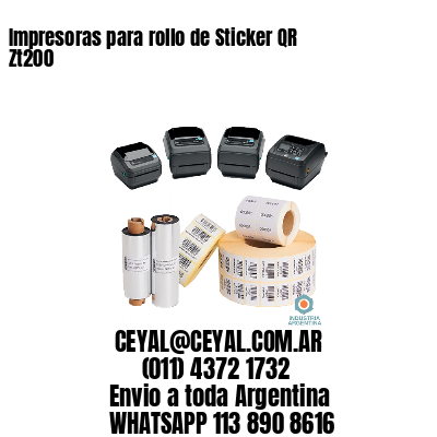 Impresoras para rollo de Sticker QR Zt200