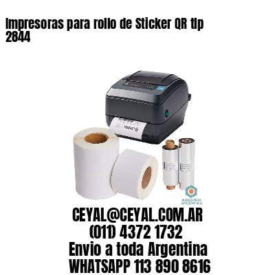 Impresoras para rollo de Sticker QR tlp 2844