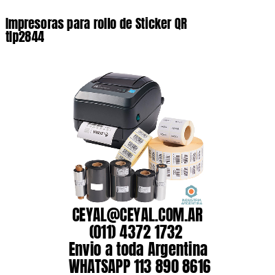 Impresoras para rollo de Sticker QR tlp2844