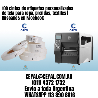 100 cintas de etiquetas personalizadas de tela para ropa, prendas, textiles | Buscanos en Facebook