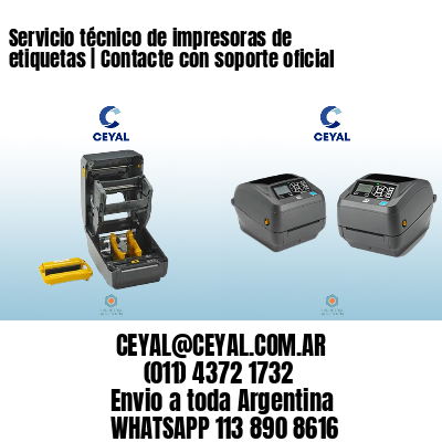 Servicio técnico de impresoras de etiquetas | Contacte con soporte oficial