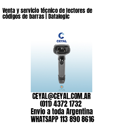 Venta y servicio técnico de lectores de códigos de barras | Datalogic