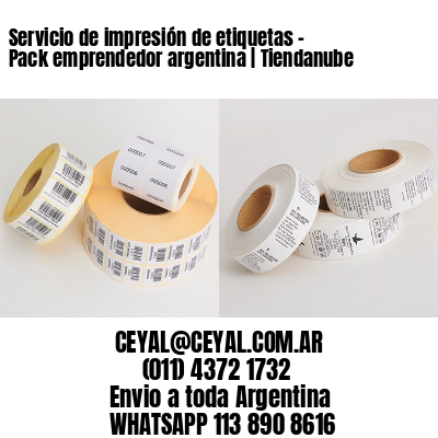Servicio de impresión de etiquetas – Pack emprendedor argentina | Tiendanube