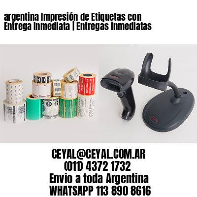 argentina Impresión de Etiquetas con Entrega Inmediata | Entregas inmediatas
