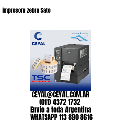 impresora zebra Sato