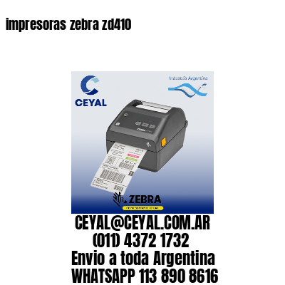 impresoras zebra zd410