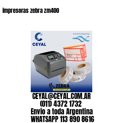 impresoras zebra zm400