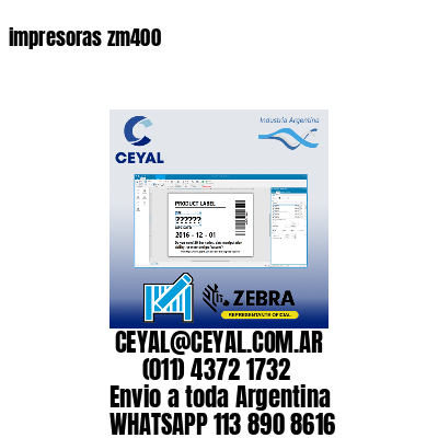 impresoras zm400