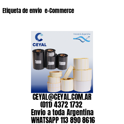 Etiqueta de envio  e-Commerce