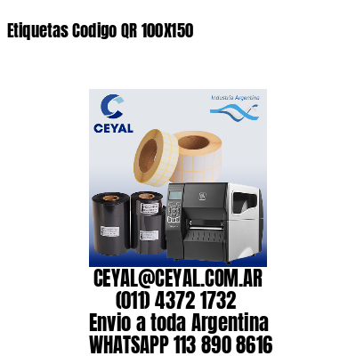 Etiquetas Codigo QR 100X150