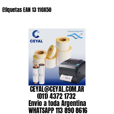 Etiquetas EAN 13 110X50